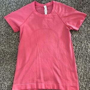 Lululemon Pink Short Sleeve Top
